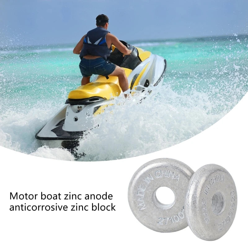 Anodes zinc Sea-Doo RXP RXT Wake GTR Fish – Paire – Réf. 271001920