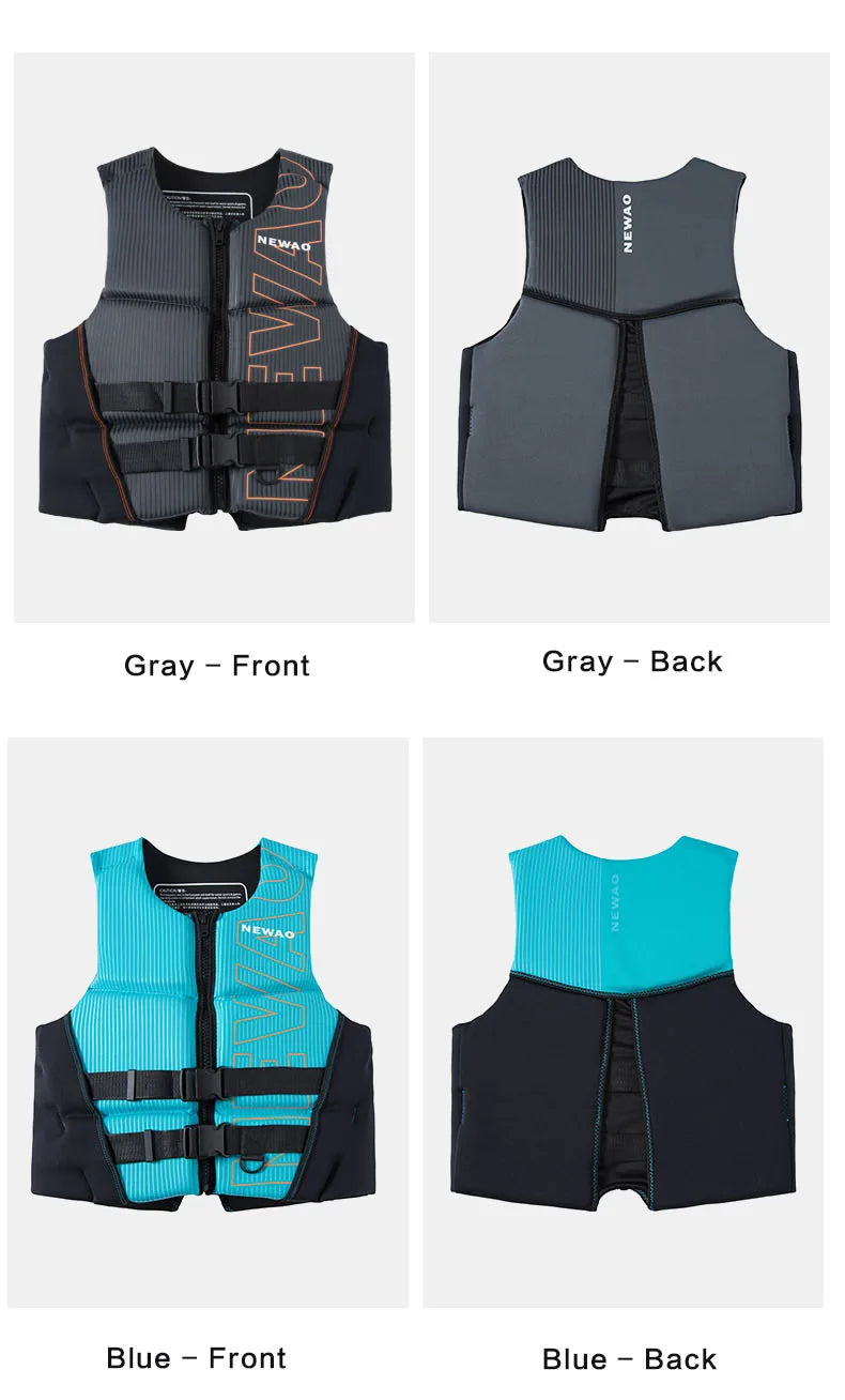 Gilet de Flotabilité Adulte Néoprène – CE – Jet Ski, Kayak, Surf, Rafting