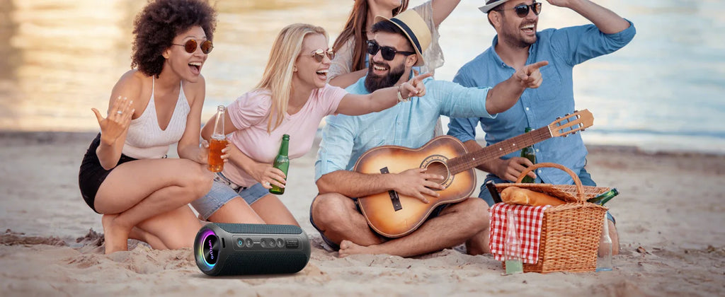 Enceinte Bluetooth Portable Ortizan X8 Pro – 40W, IPX7, RGB, 30h d'autonomie