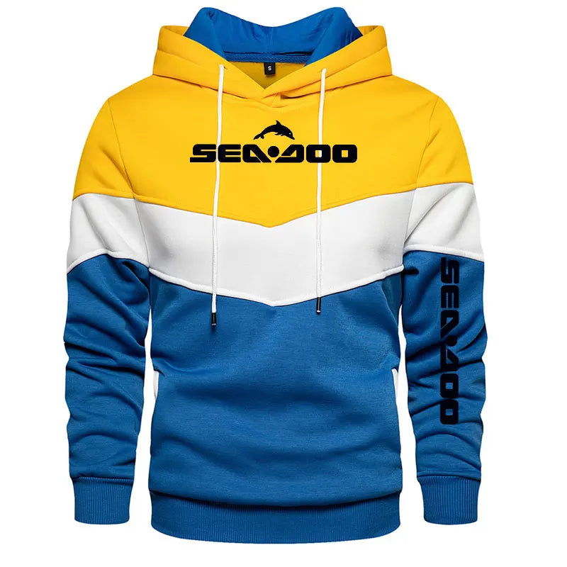Sudadera con capucha Sea-Doo BRP – Sudadera estampada con bolsillo canguro | 8 colores