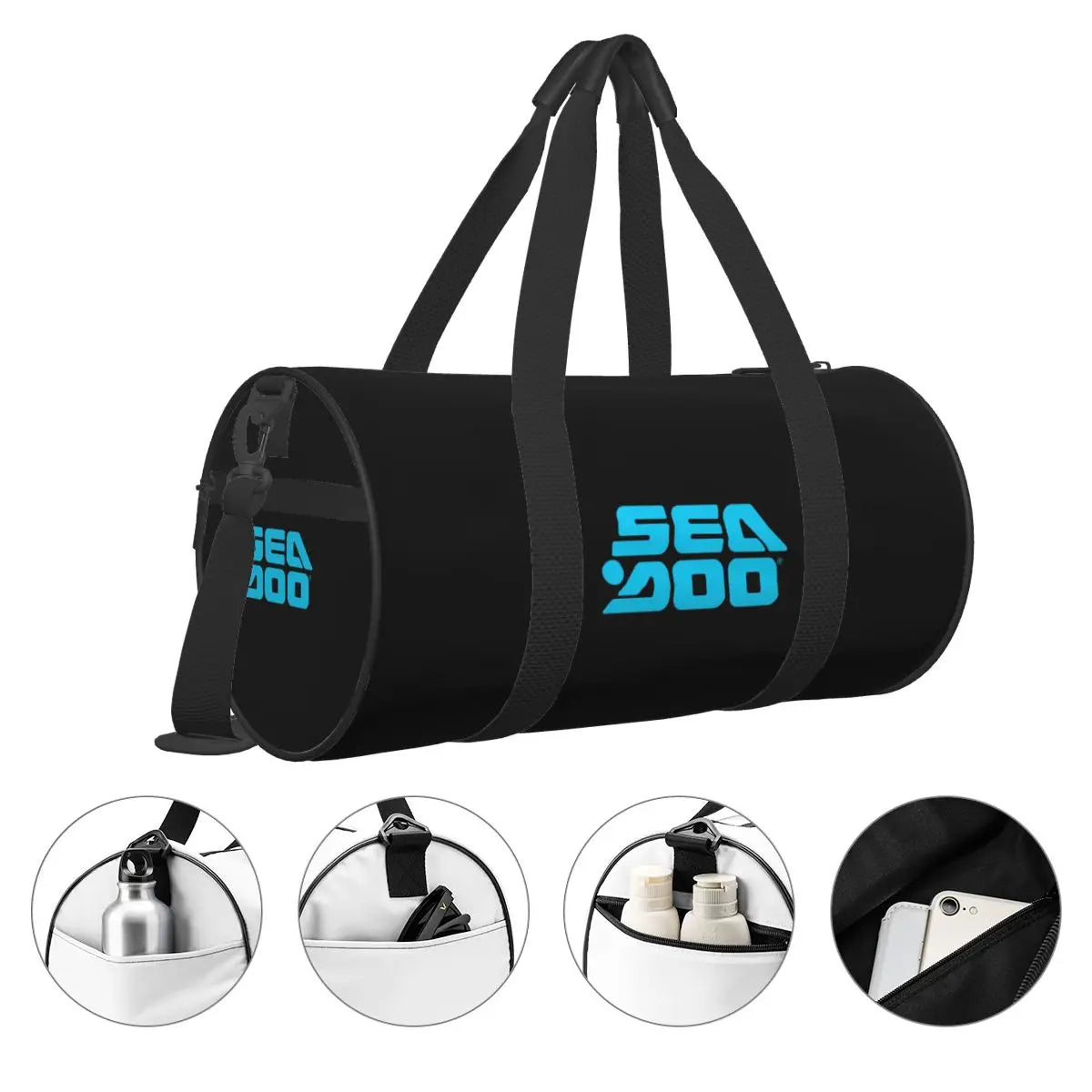 Bolsa de Lona Impermeable Sea-Doo BRP Marine – Bolsa Grande de Deporte y Viaje | Gimnasio, Playa, Náutica