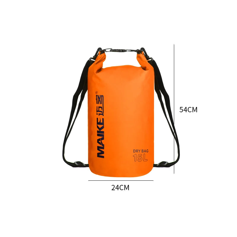 Bolsa estanca Maike Dry Bag – 5L / 10L / 15L – Kayak, Moto acuática, Senderismo