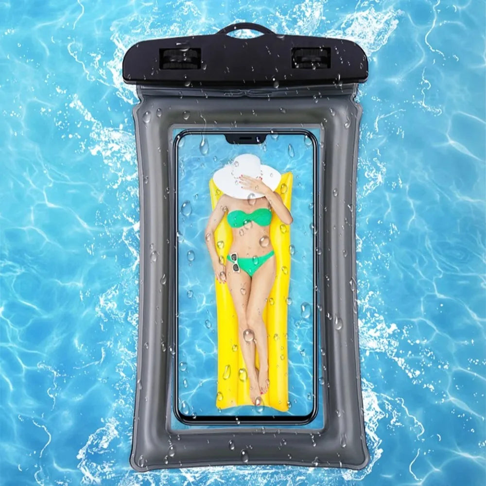 Etui Étanche Flottant Luminescent  pour Téléphone – Jet Ski & Nautisme
