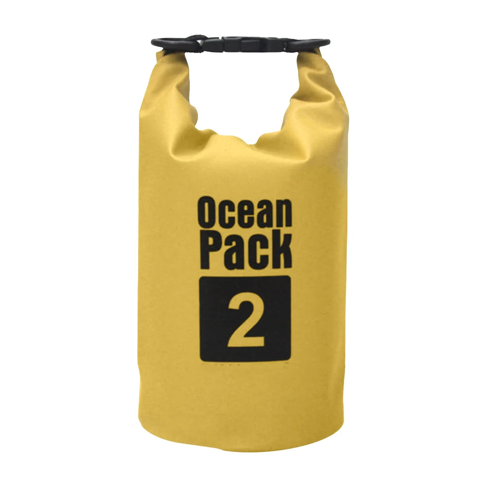 Bolsa Seca Impermeable 2L / 3L / 5L / 10L – Kayak, Balsa, Moto Acuática, Vela, Senderismo