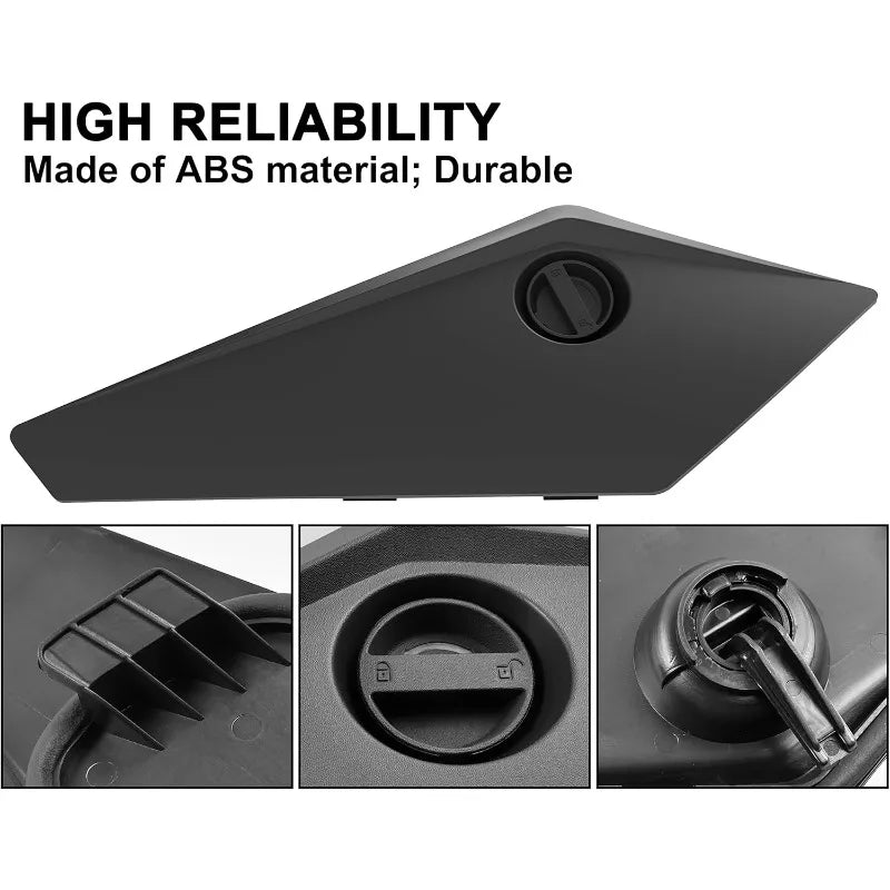 For Sea-Doo 2015-2020 Spark 900 Front Access Cover 291004155 Plastic Black Side Fairing Lock Cover