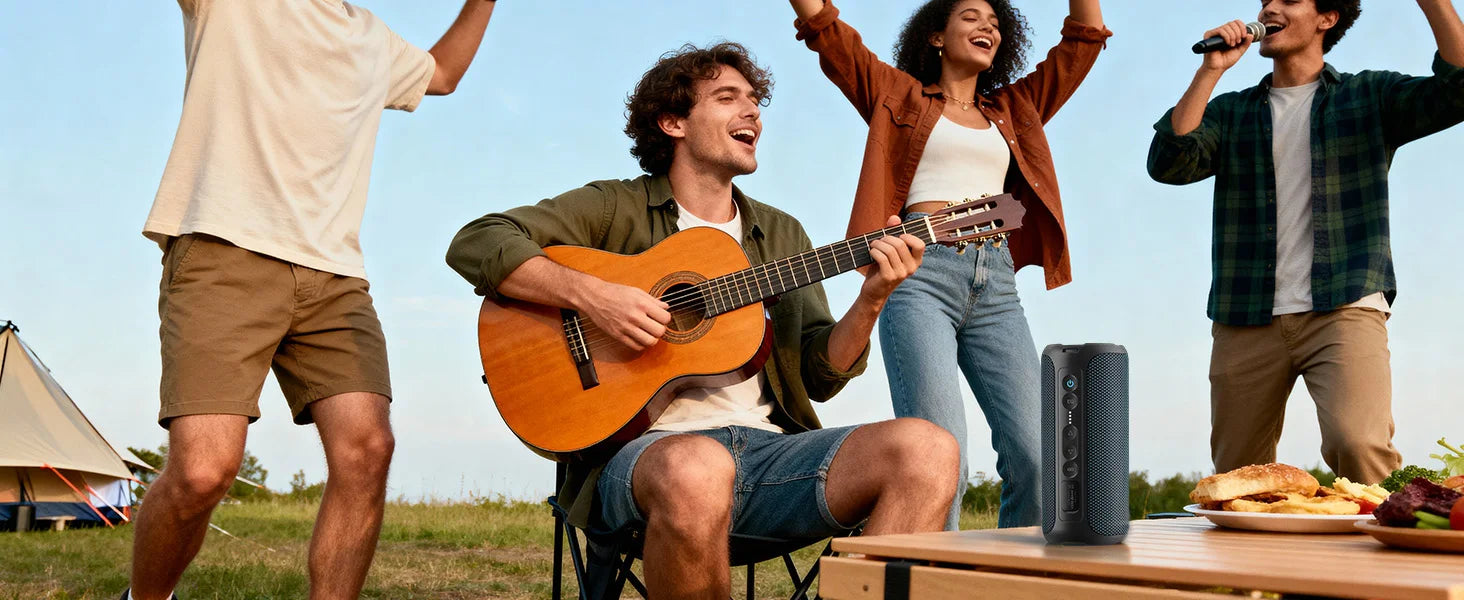 Enceinte Bluetooth Portable Ortizan X8 Pro – 40W, IPX7, RGB, 30h d'autonomie