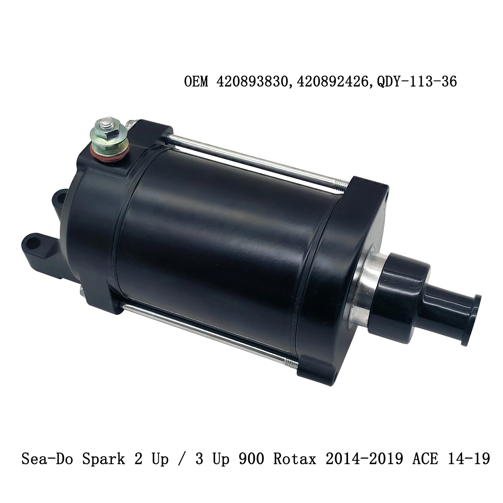 Démarreur électrique SEADOO Spark 2 Up 3 Up 900 Rotax ACE 2014-2019 réf. 420893830
