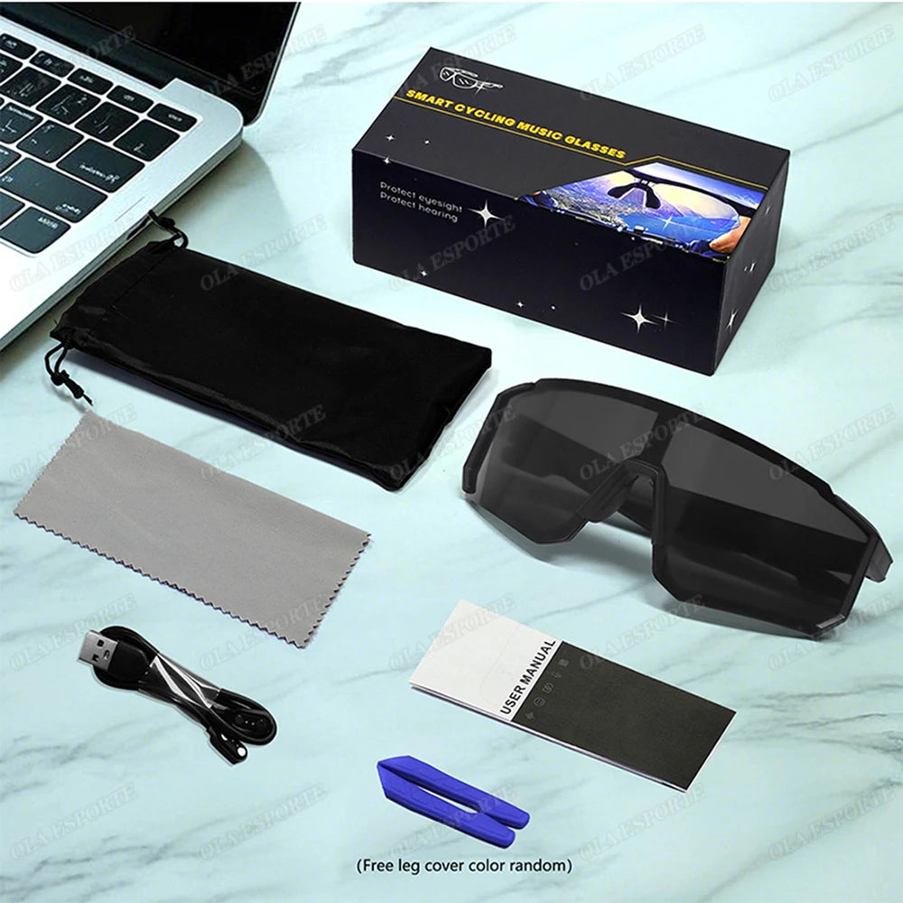 Lunettes Bluetooth audio sport – Appels, Musique, UV400 | Cyclisme & Outdoor