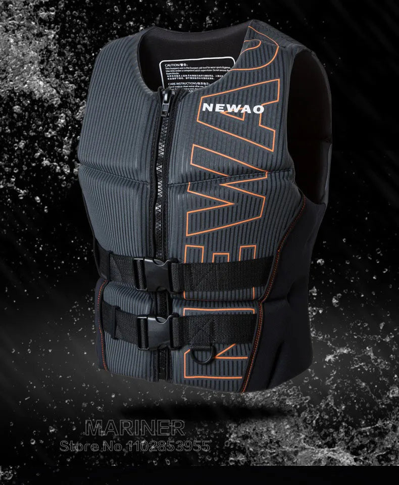 Chaleco de flotabilidad de neopreno – Chaleco de competición/impacto – Moto acuática, surf, kayak, wakeboard