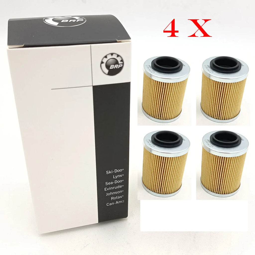 Oil Filter 420956123 + O ring SEADOO & WILLIAMS (set of 4)