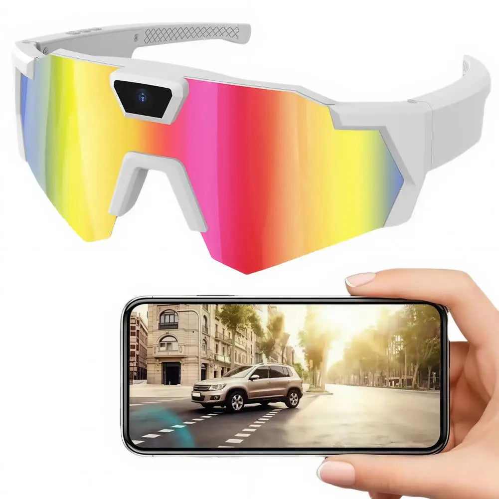 Lunettes connectées caméra intégrée 4K – Vidéo 1080P, Photo 12MP, Wi-Fi | Sport & Outdoor