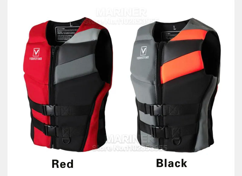 Chaleco de flotabilidad de neopreno – Chaleco de competición/impacto – Moto acuática, surf, kayak, wakeboard