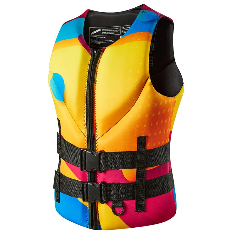 Gilet de Flotabilité Adulte Néoprène – CE – Jet Ski, Kayak, Surf, Rafting