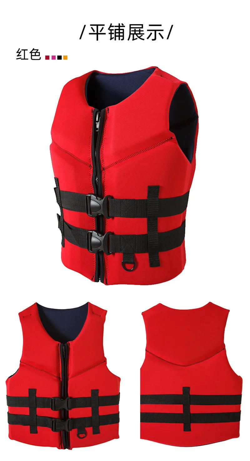 Gilet de Flotabilité Adulte Néoprène – CE – Jet Ski, Kayak, Surf, Rafting