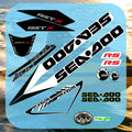 Stickers Vinyle Sea-Doo RXT 300 – Décalcomanies Jet Ski Waterproof BRP RXT-X AS RS