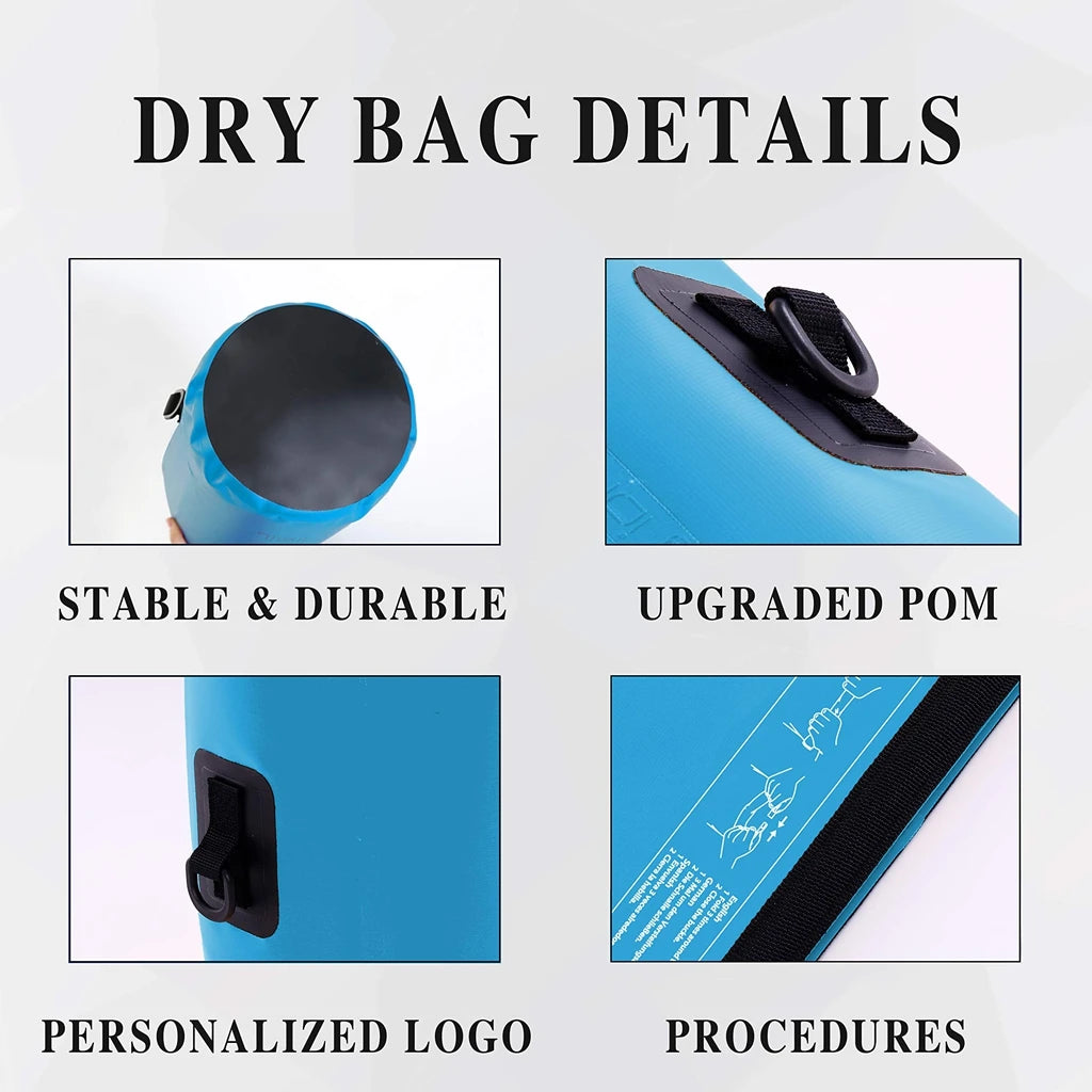 Idrybag 2L Dry Bag – IPX6 Certified – Kayak, Jet Ski, Beach