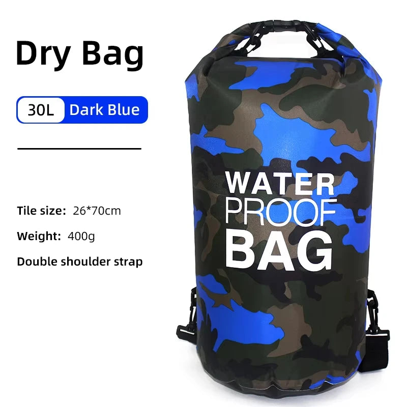 Bolsa Estanca de PVC Scione – 10L / 15L / 20L / 30L – Mochila Náutica