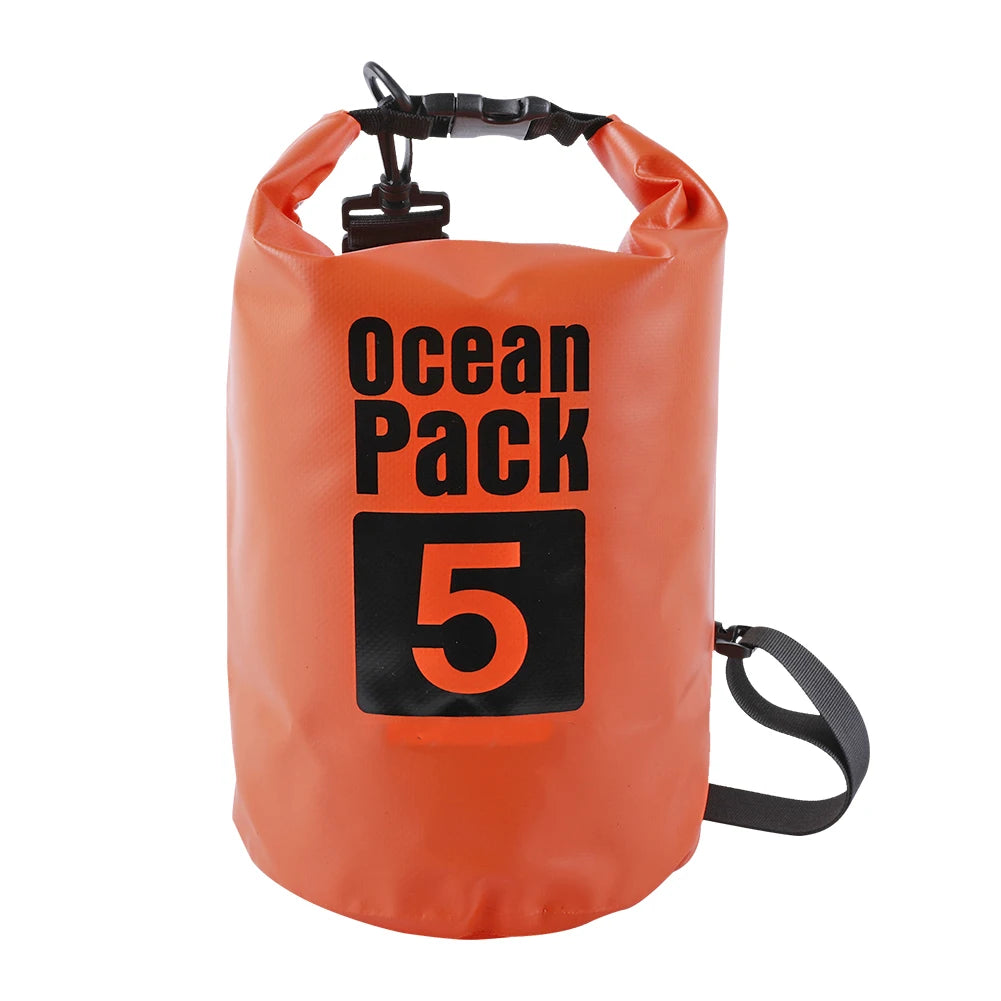 Bolsa Seca Impermeable 2L / 3L / 5L / 10L – Kayak, Balsa, Moto Acuática, Vela, Senderismo