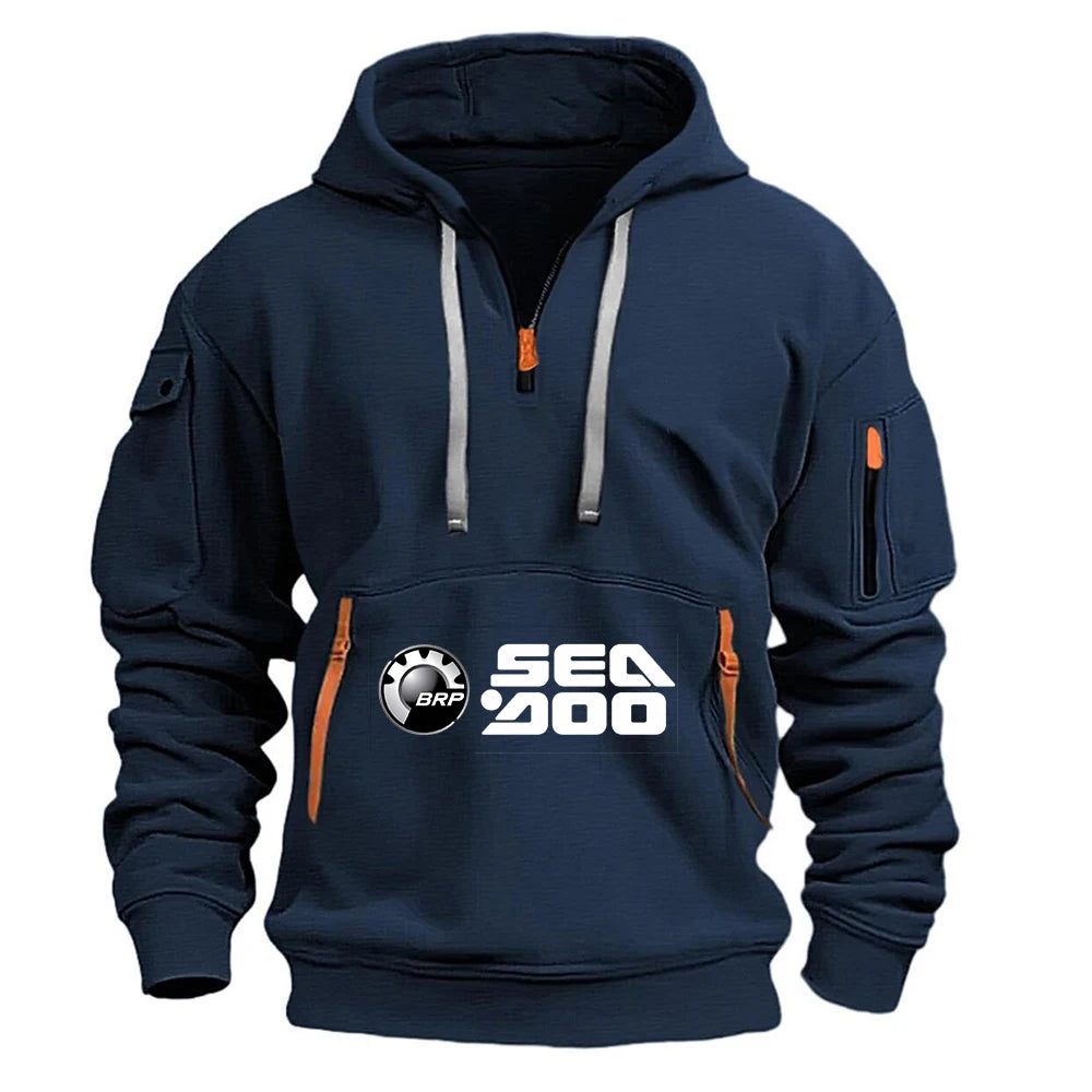 Sudadera con Capucha Sea-Doo BRP 2026 – Sudadera Estampada con Logo de Algodón | 5 Colores