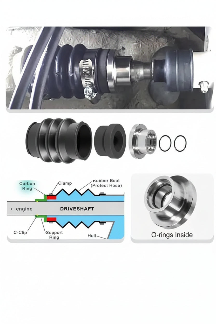 Kit Reconstruction Ligne de Transmission + Joint Carbone Sea-Doo 272000042 272000777