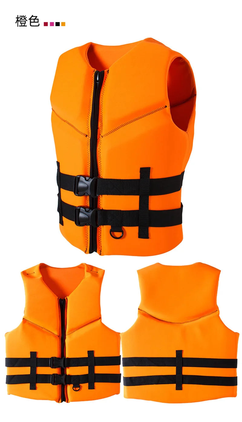 Gilet de Flotabilité Adulte Néoprène – CE – Jet Ski, Kayak, Surf, Rafting