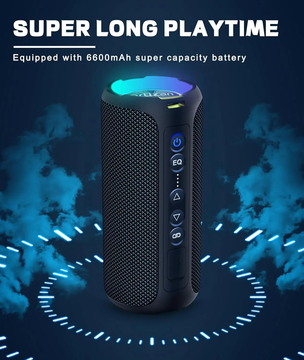 Enceinte Bluetooth Portable Ortizan X8 Pro – 40W, IPX7, RGB, 30h d'autonomie