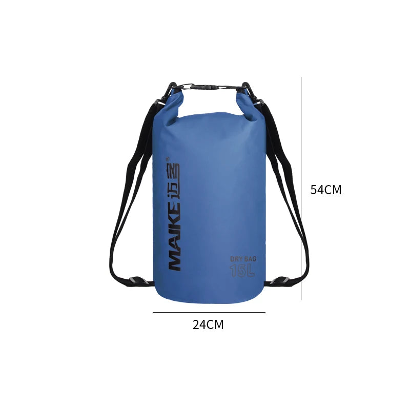 Bolsa estanca Maike Dry Bag – 5L / 10L / 15L – Kayak, Moto acuática, Senderismo