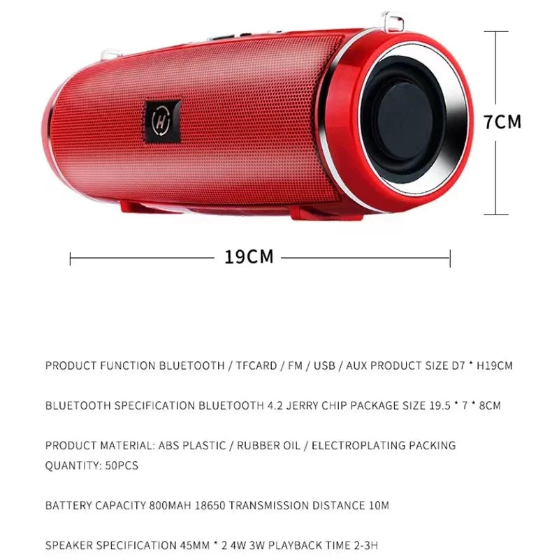 Cassa a Colonna Bluetooth Portatile 200W IPX7 – FM, TF, AUX, TWS – Outdoor & Nautica