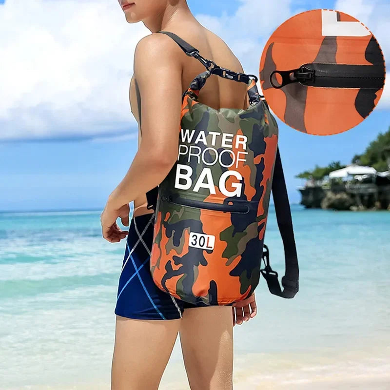 Sac étanche PVC Scione – 10L / 15L / 20L / 30L – Sac à Dos Nautique