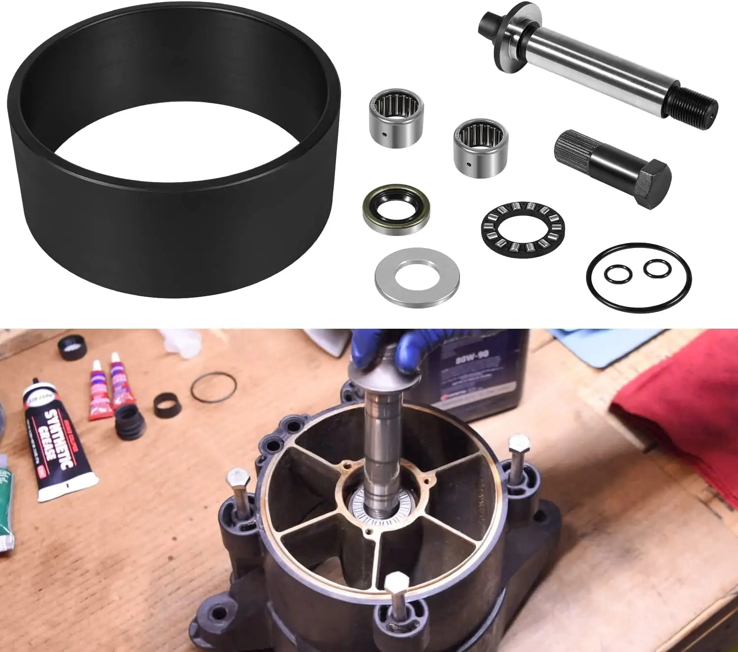 Complete Sea-Doo Jet Pump Rebuild Kit + Impeller Removal/Installation Tool – GTI GTX RX XP GSX GTS LRV (1998–2006)