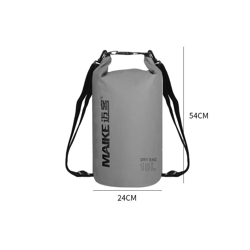 Bolsa estanca Maike Dry Bag – 5L / 10L / 15L – Kayak, Moto acuática, Senderismo