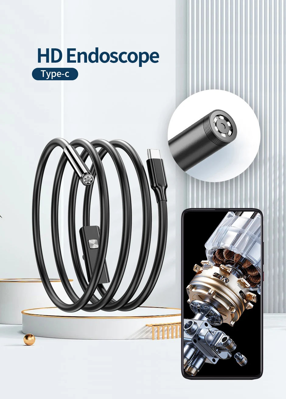 Camera USB Endoscope for Cylinder & Piston inspection