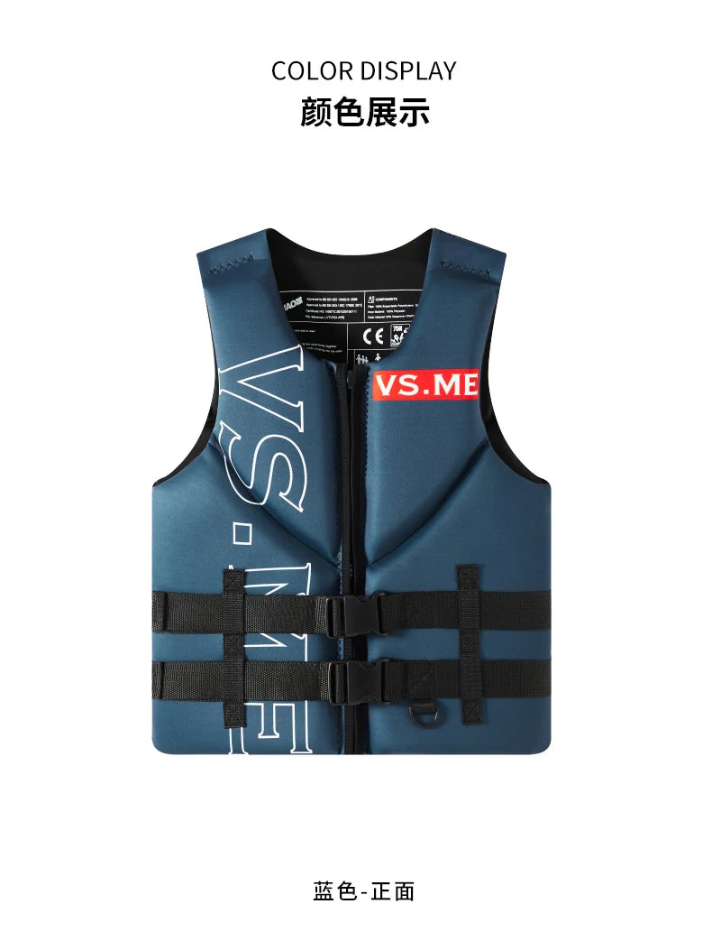 Gilet de Flotabilité Adulte Néoprène – CE – Jet Ski, Kayak, Surf, Rafting