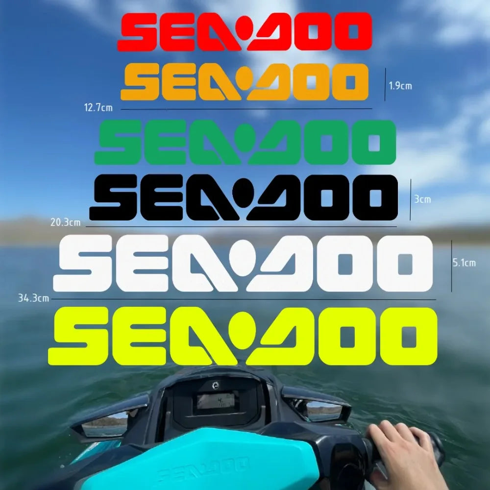 Vinilos Sea-Doo – Calcomanías Reflectantes para Moto Acuática | Set o Unidad