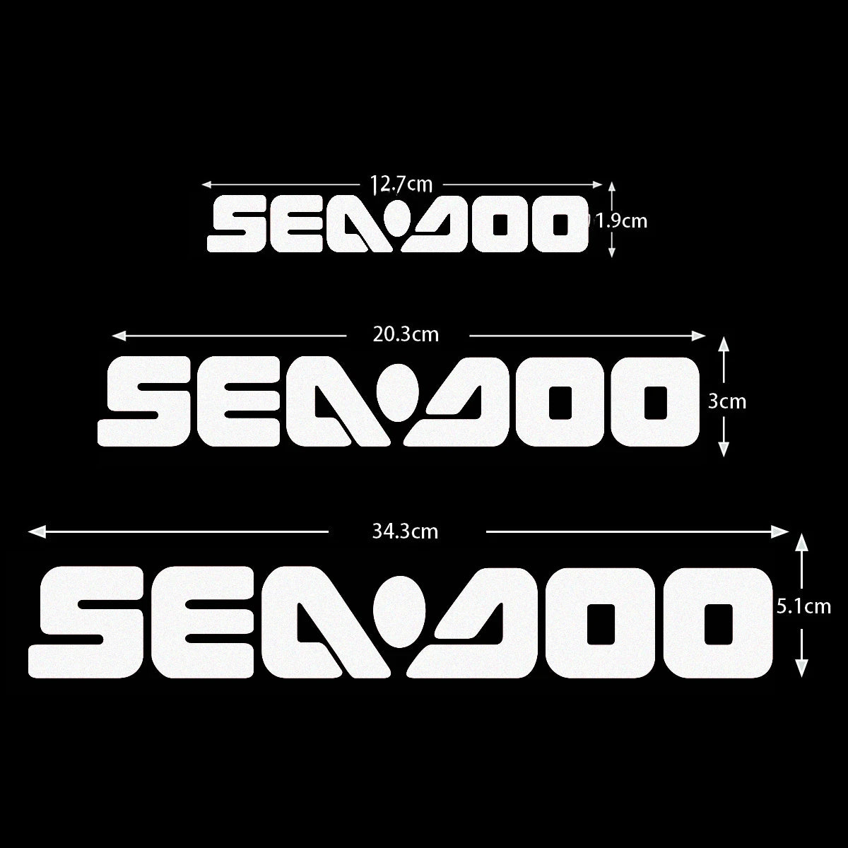Stickers Vinyle Sea-Doo – Décalcomanies Jet Ski Réfléchissantes | Set ou Pièce