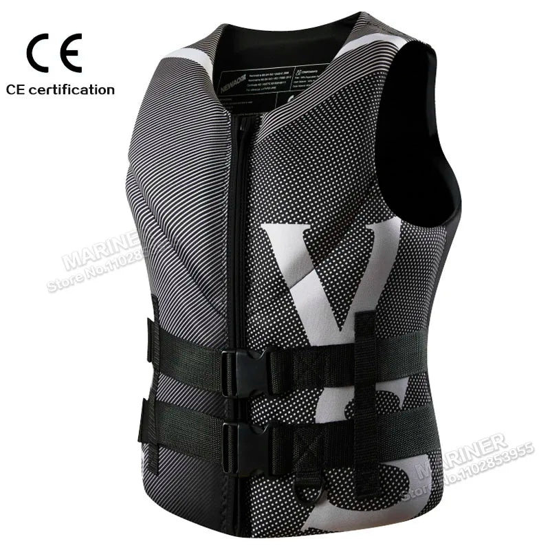 Giubbotto di Galleggiamento in Neoprene – Comp Vest / Impact Vest – Jet Ski, Surf, Kayak, Wakeboard