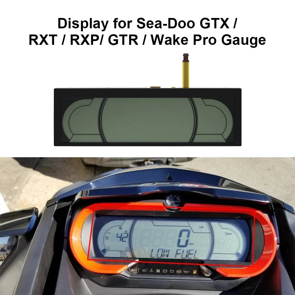Écran LCD Compteur Sea-Doo GTX RXT RXP GTR Wake Pro Fish Pro – Réf. 278003432 / 8613600044