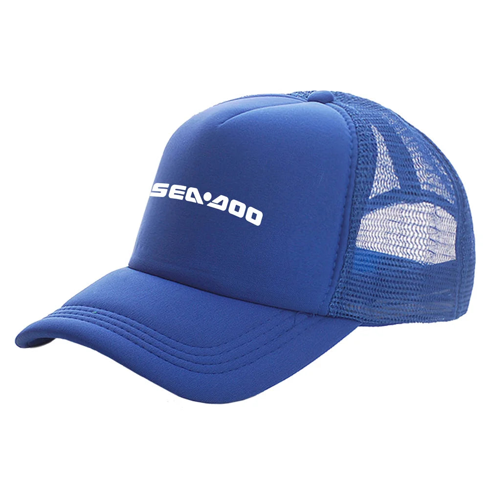 Casquette Trucker Sea-Doo – Filet Respirant, Unisexe, Réglable, Été Moto Nautisme