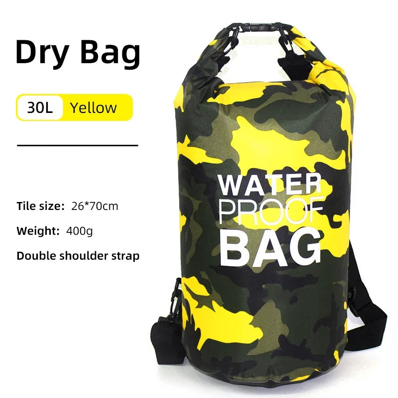 Bolsa Estanca de PVC Scione – 10L / 15L / 20L / 30L – Mochila Náutica