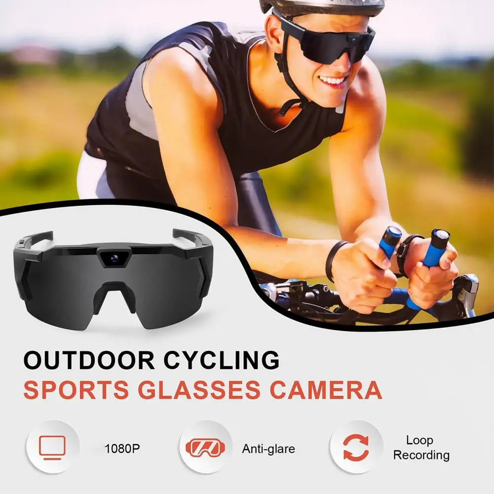 Lunettes connectées caméra intégrée 4K – Vidéo 1080P, Photo 12MP, Wi-Fi | Sport & Outdoor