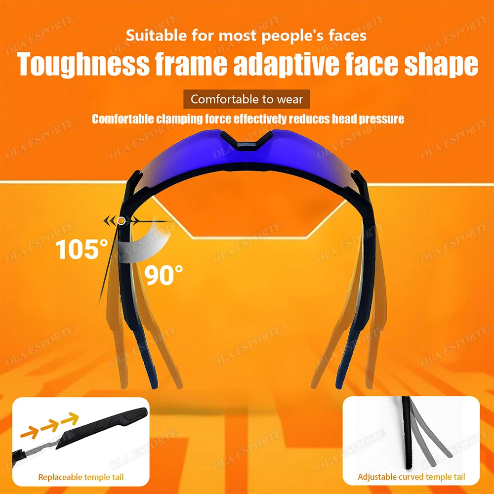 Lunettes Bluetooth audio sport – Appels, Musique, UV400 | Cyclisme & Outdoor