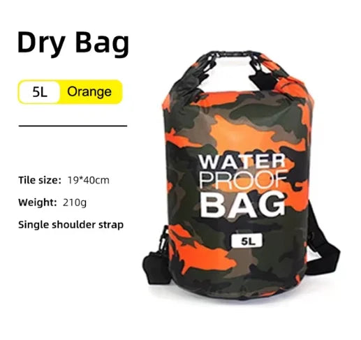 Bolsa Estanca de PVC Scione – 10L / 15L / 20L / 30L – Mochila Náutica
