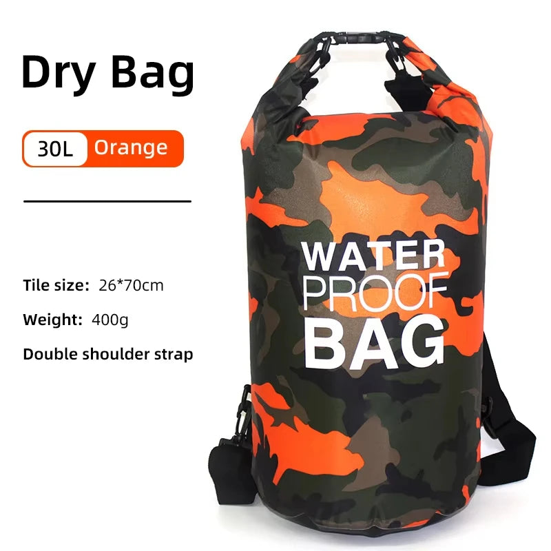 Bolsa Estanca de PVC Scione – 10L / 15L / 20L / 30L – Mochila Náutica