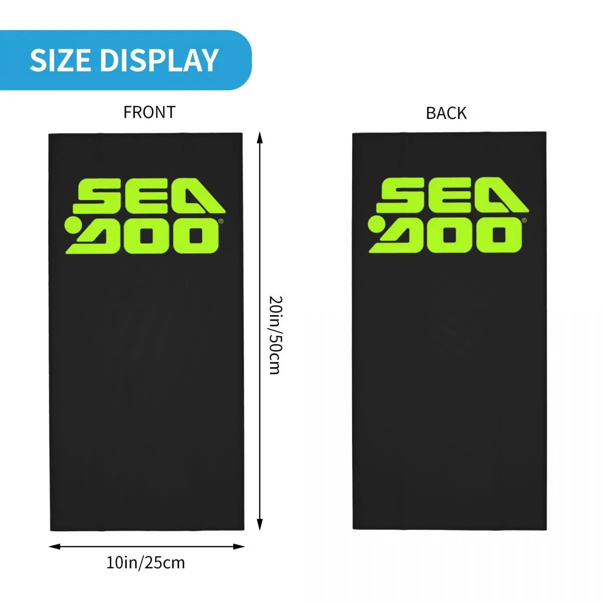 Braga de cuello Sea-Doo BRP – Bandana multifunción estampada