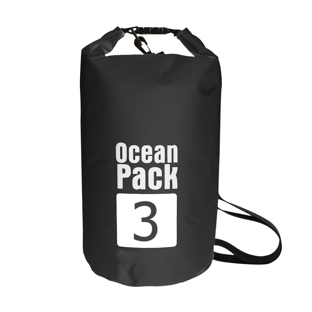 Bolsa Seca Impermeable 2L / 3L / 5L / 10L – Kayak, Balsa, Moto Acuática, Vela, Senderismo