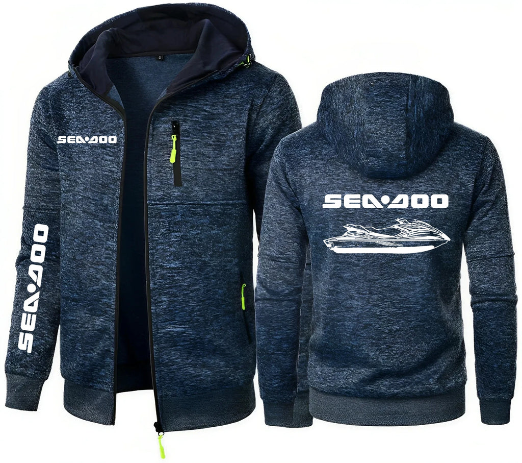 Hoodie Zippé Sea-Doo BRP – Sweat à Capuche Fleece | 7 Coloris