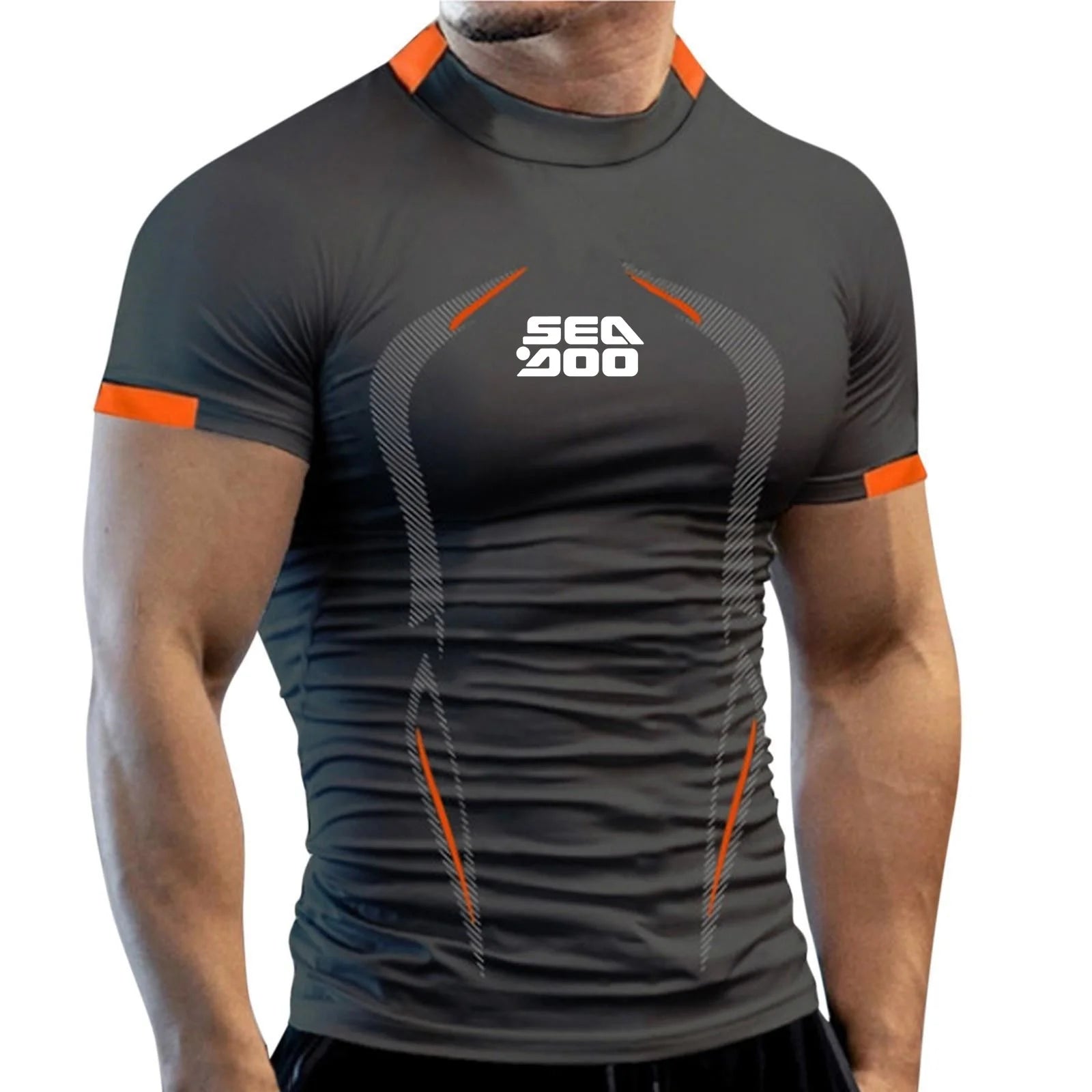 Camiseta Técnica Sea-Doo – Compresión, Transpirable, Protección Solar