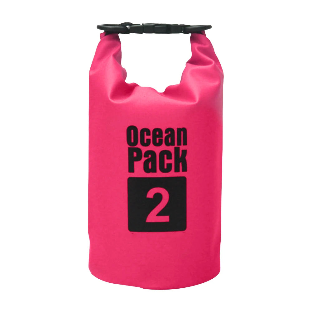Bolsa Seca Impermeable 2L / 3L / 5L / 10L – Kayak, Balsa, Moto Acuática, Vela, Senderismo