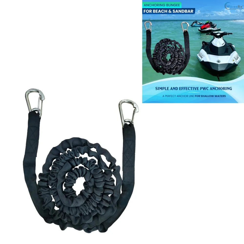 Corde Élastique d'Amarrage Bungee 91 cm – Inox 304 – Jet Ski, Kayak, PWC
