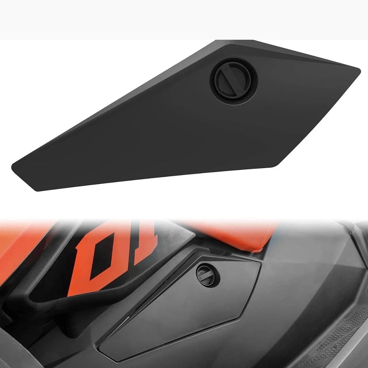 For Sea-Doo 2015-2020 Spark 900 Front Access Cover 291004155 Plastic Black Side Fairing Lock Cover